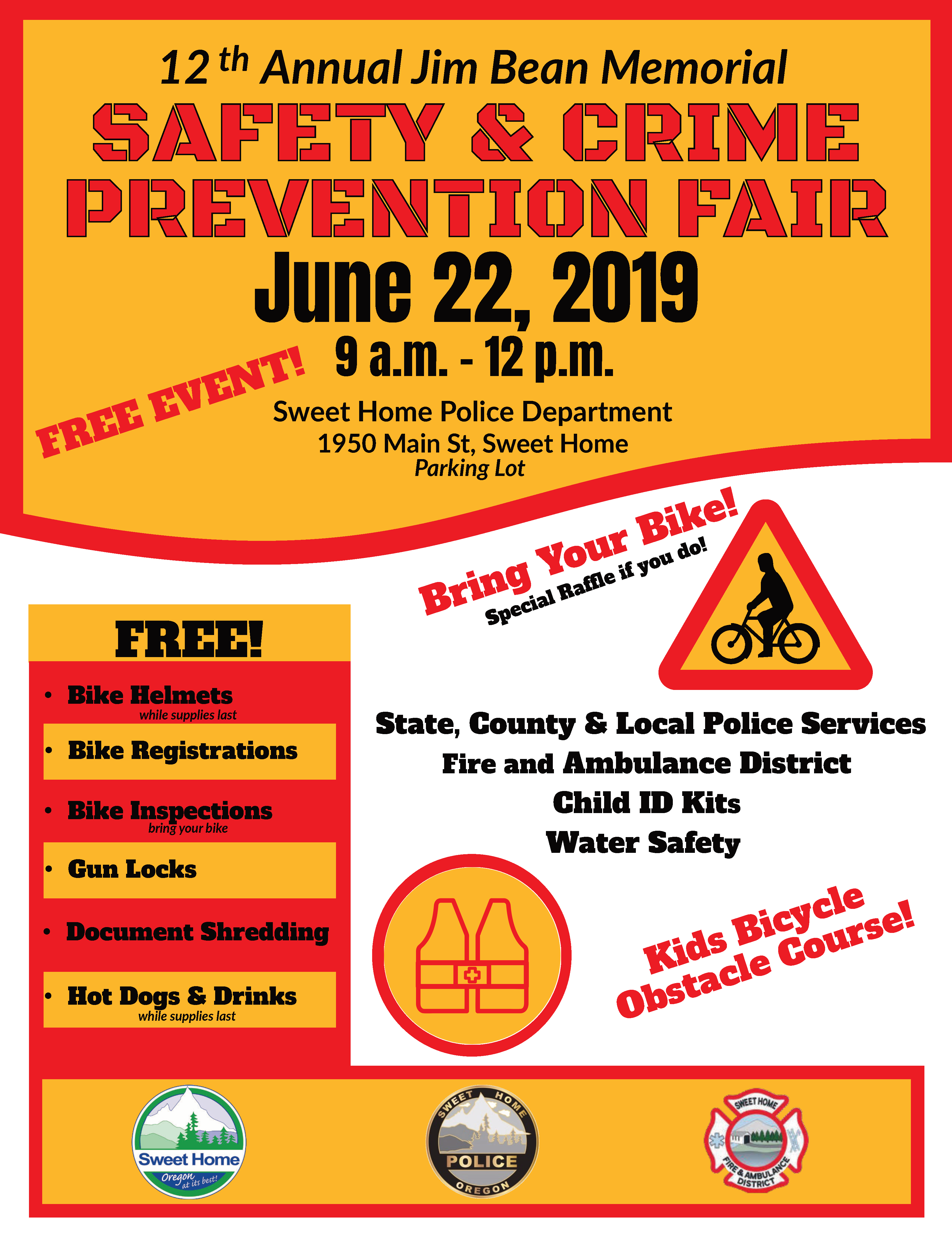 Safety & Crime Prevention Fair Sweet Home Oregon
