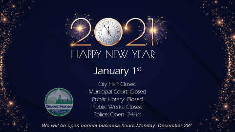 New Year's Day Hours | Sweet Home Oregon