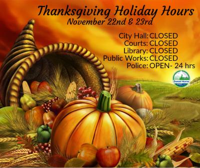 Thanksgiving Holiday Hours